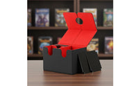 Leader Deck Box Portable Double Deck Box Secure Trading Card Case Anti-Slip Texture Collectible Storage Scuff Resistant
