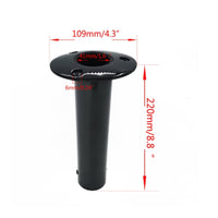 15 Degree Flush Mount Rod Holder Oval Head Flush Mount Rod Holder Stopper