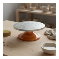 Sculpting Turntable Smooth Rotation Pottery Turntable Versatile Pottery Banding Wheel for Potters, Culinary Artists, Classroom, Kitchen