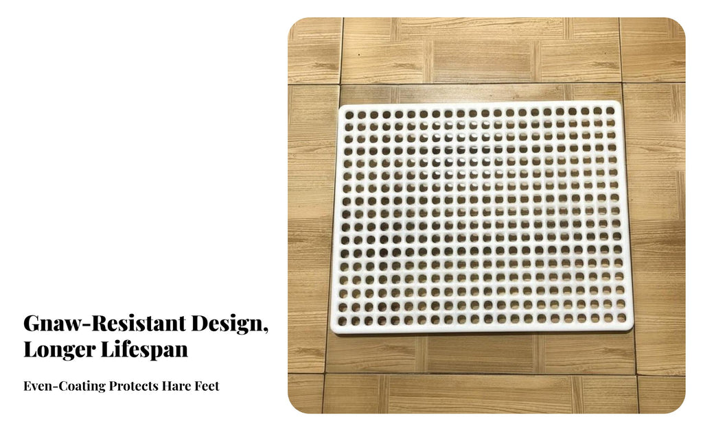 Slatted Footrest mat Non-Slip Surface Hutch Liner cleanable Reusable