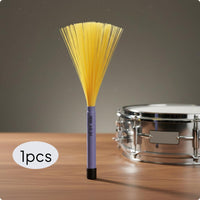 2 Pieces Retractable Nylon Drum Brush Soft Sweep Sound Telescopic Drum Brush