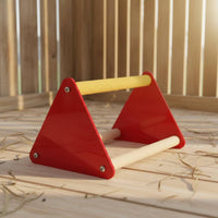 Triangular Bird Ladder Screw-Fastened Pet Accessory Portable for Birds