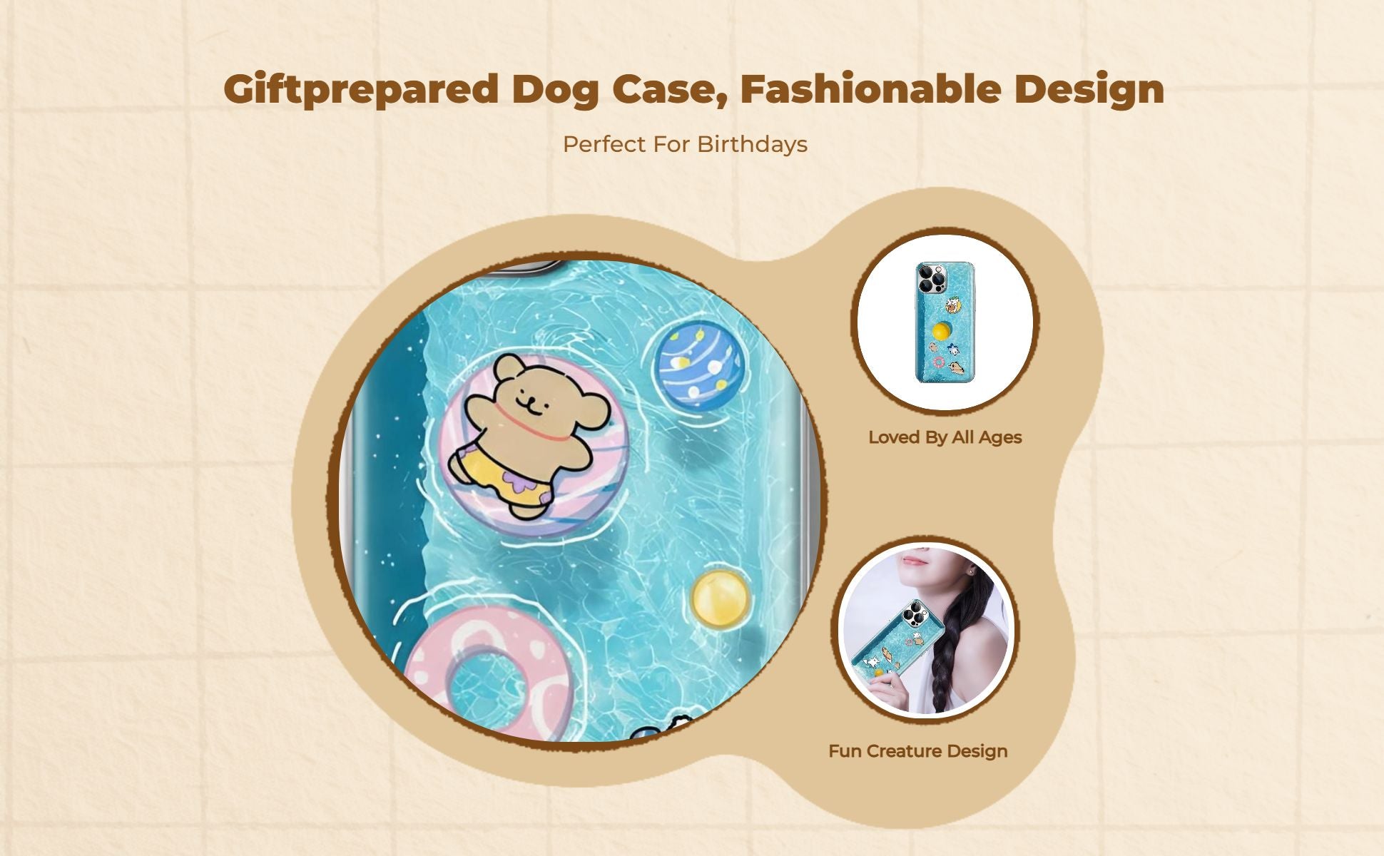 Shockproof silicone dog case