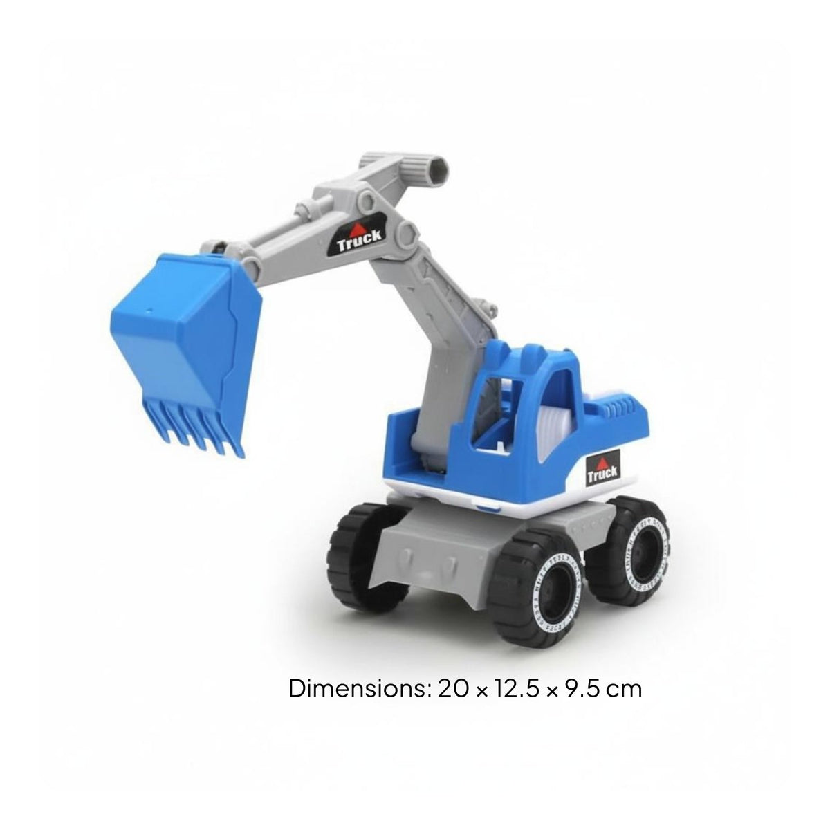 Toy Excavator Digger Realistic Design Toy Excavator Movable Parts for Boys, Kids