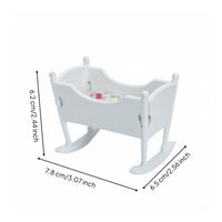 1:12 Scale Cradle Well Detailed 1:12 Scale Furniture Polished Finish