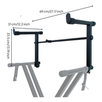 Keyboard Stand Riser Matte Finish Music Gear Metal