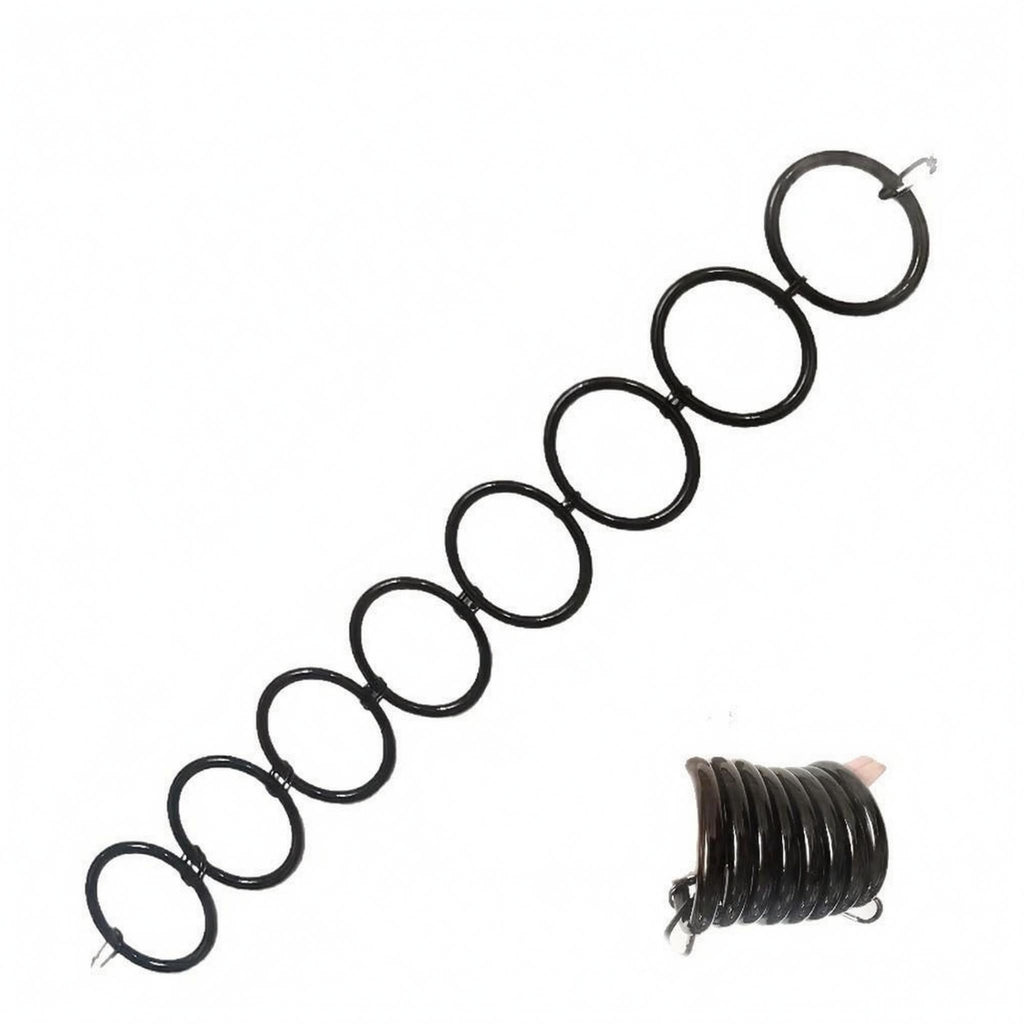 Reptile Climbing Toy Circular Hoops Hoop Ladder Black for Enclosure, Reptiles