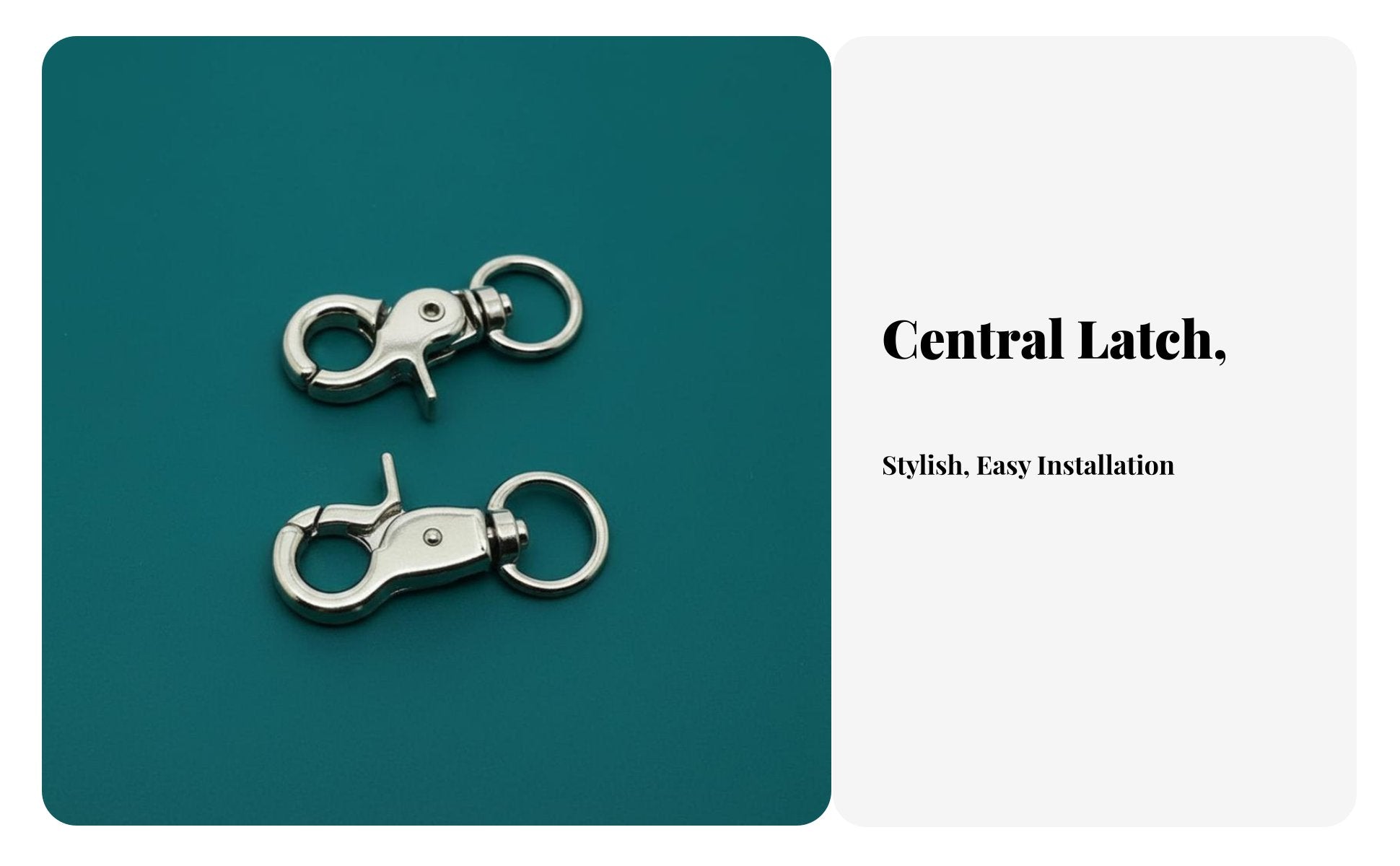 Antireleffortless latch strong rotating metal Clasp Sturdy for Aviaries, Kennel