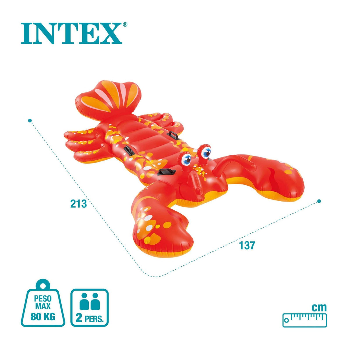 Crustacean Floating Raft Comfortable Inflatable Crustacean Raft Heavy Duty