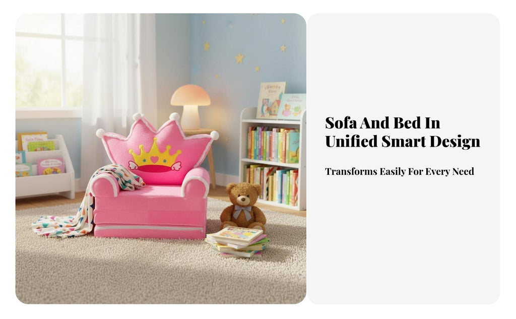 Creature Flip-Open Sofa Comfortable Foam transformable Flip-Open Lounger Lightweight