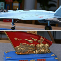 Fighter Aircraft Model with Display Base 1:32 Scale Airplane Detailed for Desk