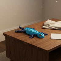 RC Gecko Light up Eyes Wall Climbing Gecko Low Noise for Children