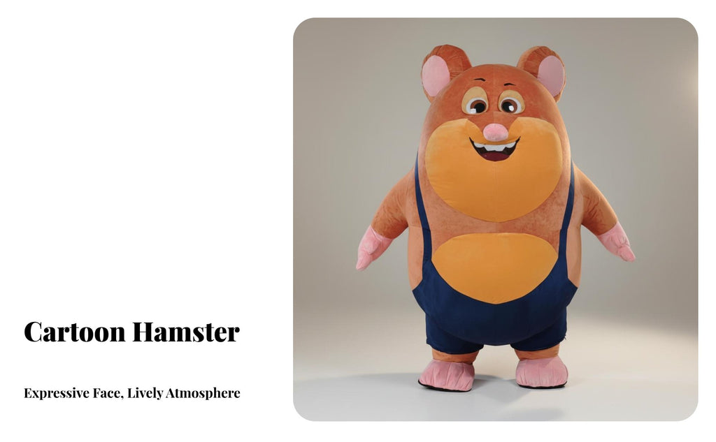 ambulatory Hamster Costume Inflatable Design character costume Outfit Cute creature Theme