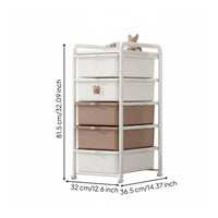 Toy Storage Cabinet Large Capacity Kids Toy Organizer Easy Organization
