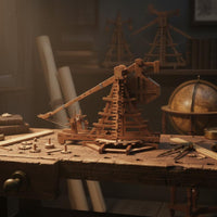 DIY Trebuchet Model Kit Vintage Design Ancient War Machine Model for Students