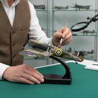1/72 Scale WWII Fighter Plane Model Fully Assembled for Office Decor Enthusiasts