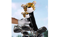 Soft Tiger Driver Cover Cute Creature Golf Club Cover Funny Design for Golfers