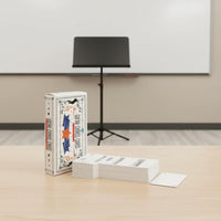 56 Pieces Guitar Chord Diagram Cards Double-Sided Lamination for Music Students