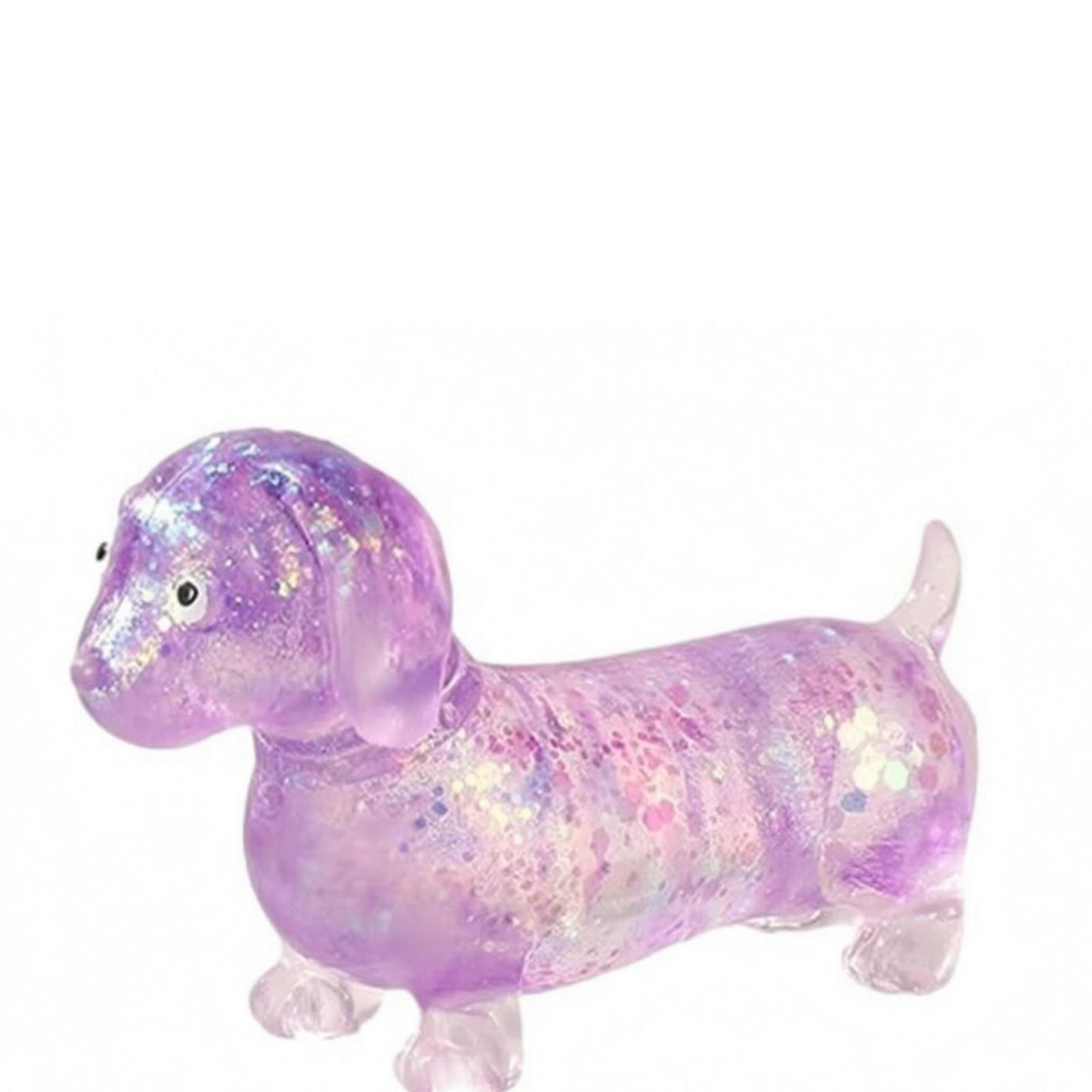 Glitter Dachshund Portable Dachshund Soft and Pliable Easy to Clean