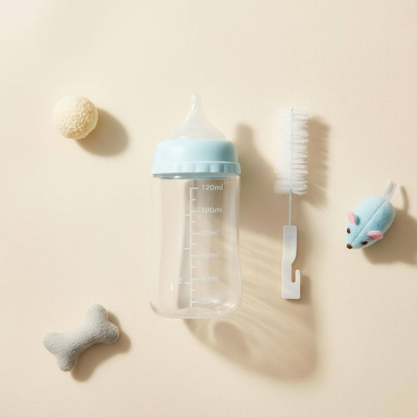 Puppy Milk Feeder Bottle Easy to Clean Silicone Feeding Nipple Reusable