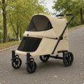 Folding Dog cartVentilated Soft-Sided Pet cartFront Ramp