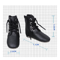 1/3 Scale Doll Shoes Side Zipper BJD Boots