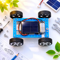 Solar Powered Car Assembly Kit Educational DIY Solar Vehicle Easy to Assemble