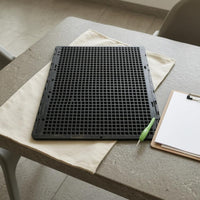Braille Writing Board Black Office Supply Rectangular