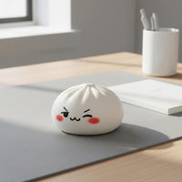 Baozi Stress Toy Soft Texture Joyful Face Press Bun Portable for Office, Adults