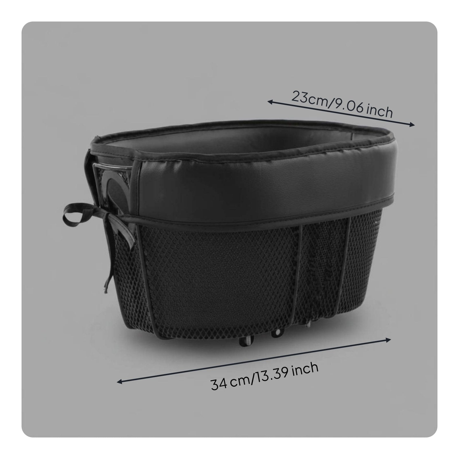 Bike Pet Basket Mesh Flank Cycle Dog Basket Safety Strap for Cycling