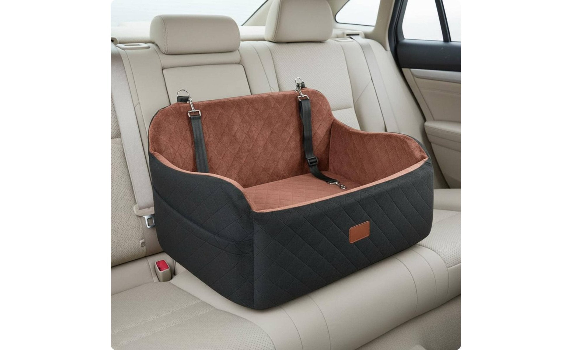 Dog Soft Textile Car Dog Bed Firm Sponge Travel Companion for Dogs
