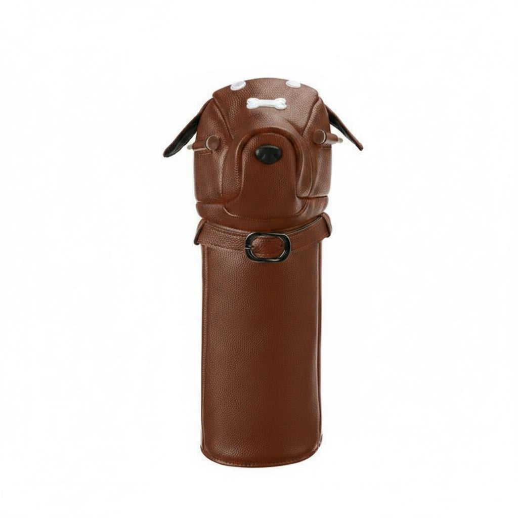 Soft Dog Golf Headcover Cute Cartoon Golf Club Cover Safeguarding for Golfers