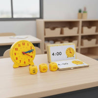 Time Learning Kit Hands-On Activity Telling Time Game Early Math Skills