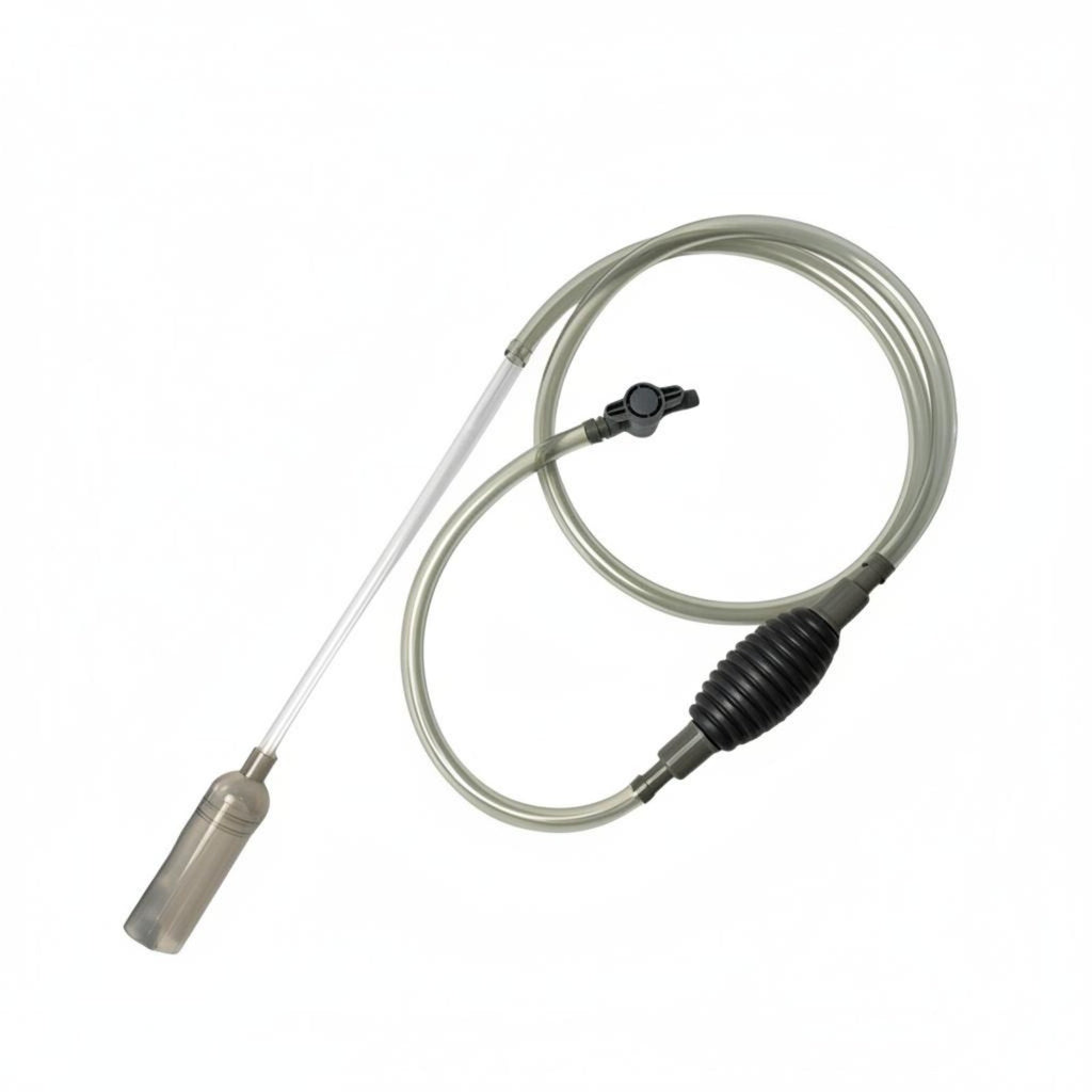 Aquarium Siphon Pump Strong Suction Manual Aquatic Waste Remover Fast Drainage
