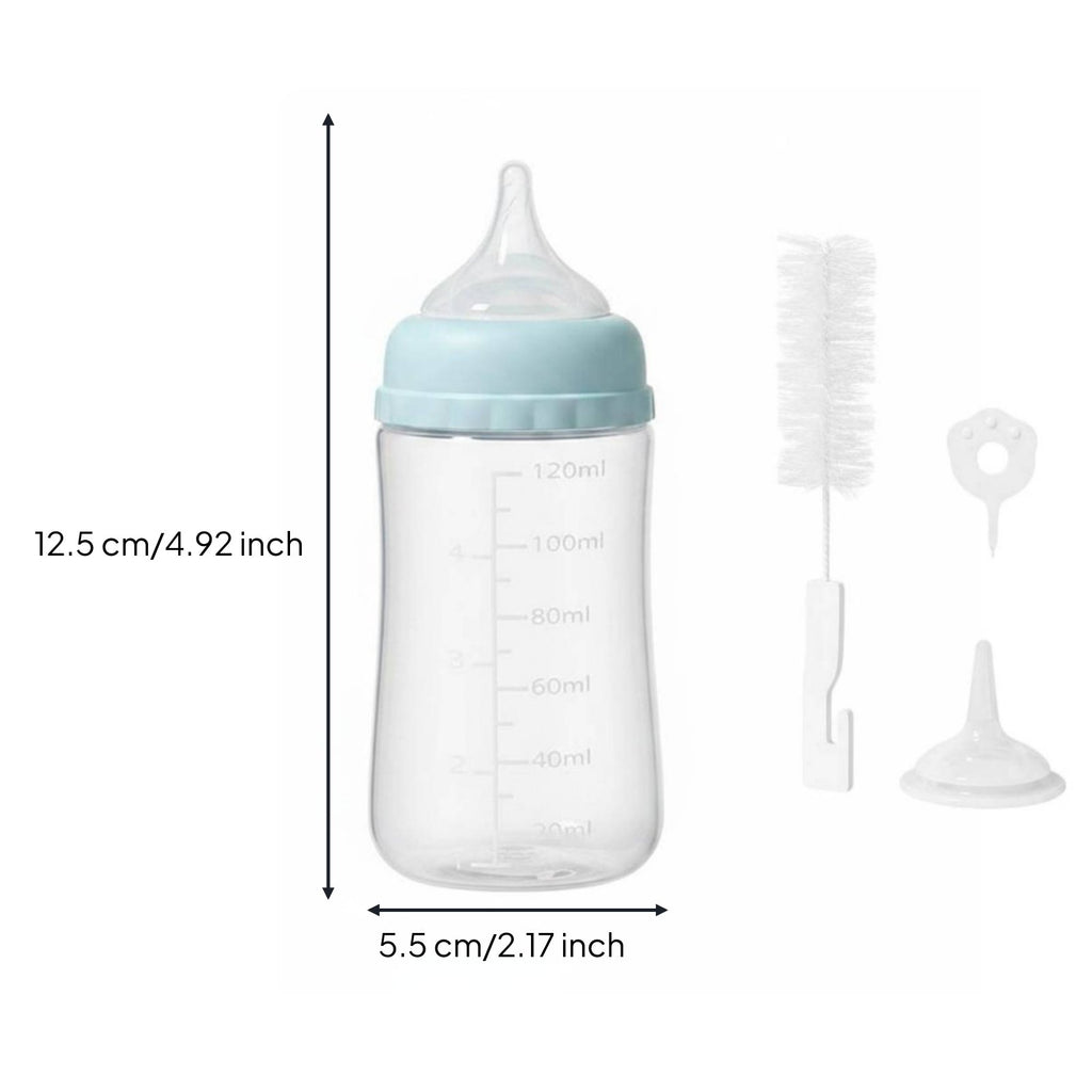 Puppy Milk Feeder Bottle Easy to Clean Silicone Feeding Nipple Reusable