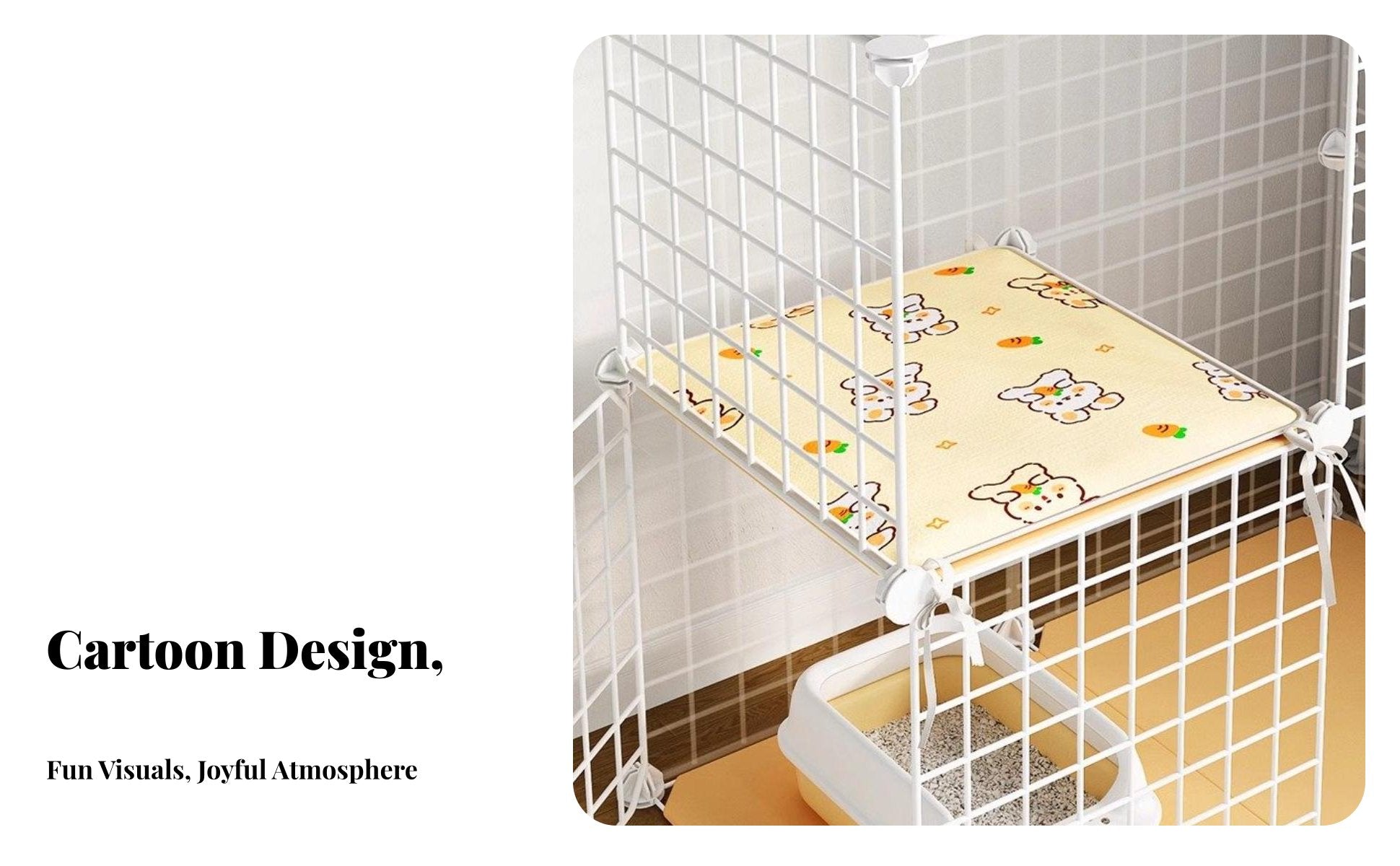 Woven enclosure Liner throughout the year Pet Mat Breathable for Indoors, Playpen