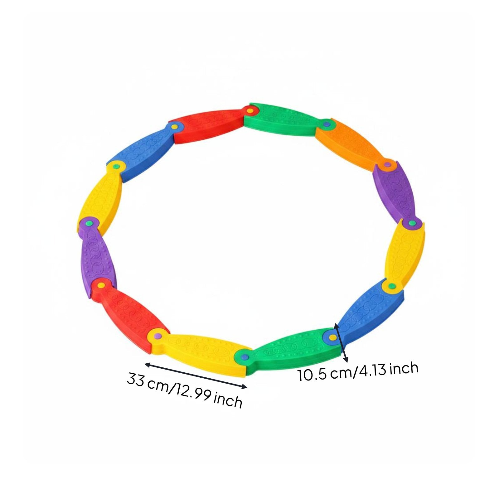 Balance Stepping Stones Colorful Stepping Bridge Modular Children's Training Gear for Playroom