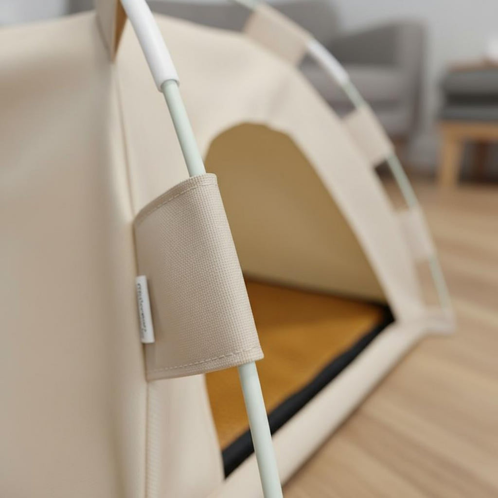 All Seasons Cat Tent House Washable Enclosed Pet Bed Breathable Foldable Cat Tent Stable Structure for Cats, Kittens, Travel, Camping