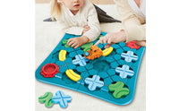 Reasoning Maze Brain Teaser Toy Colorful Marble Maze Board Hand-Eye Coordination