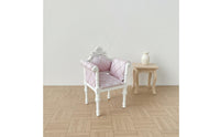 Dollhouse Living Room Chair Handmade Miniature Classic Loveseat Carved Details