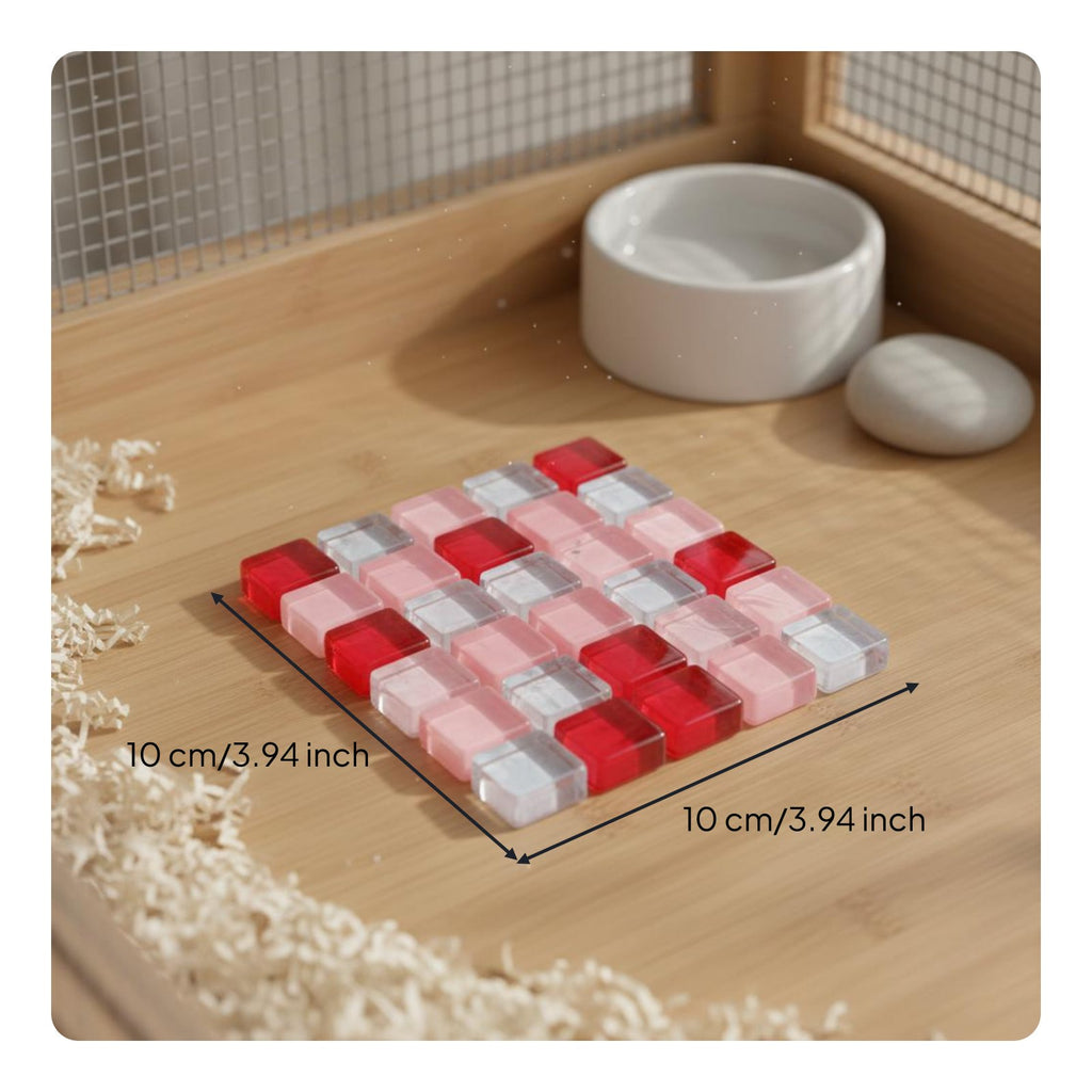 Hamster Cooling Mat Heat Relief Small Pet Cooling Pad Reusable for Hot Weather