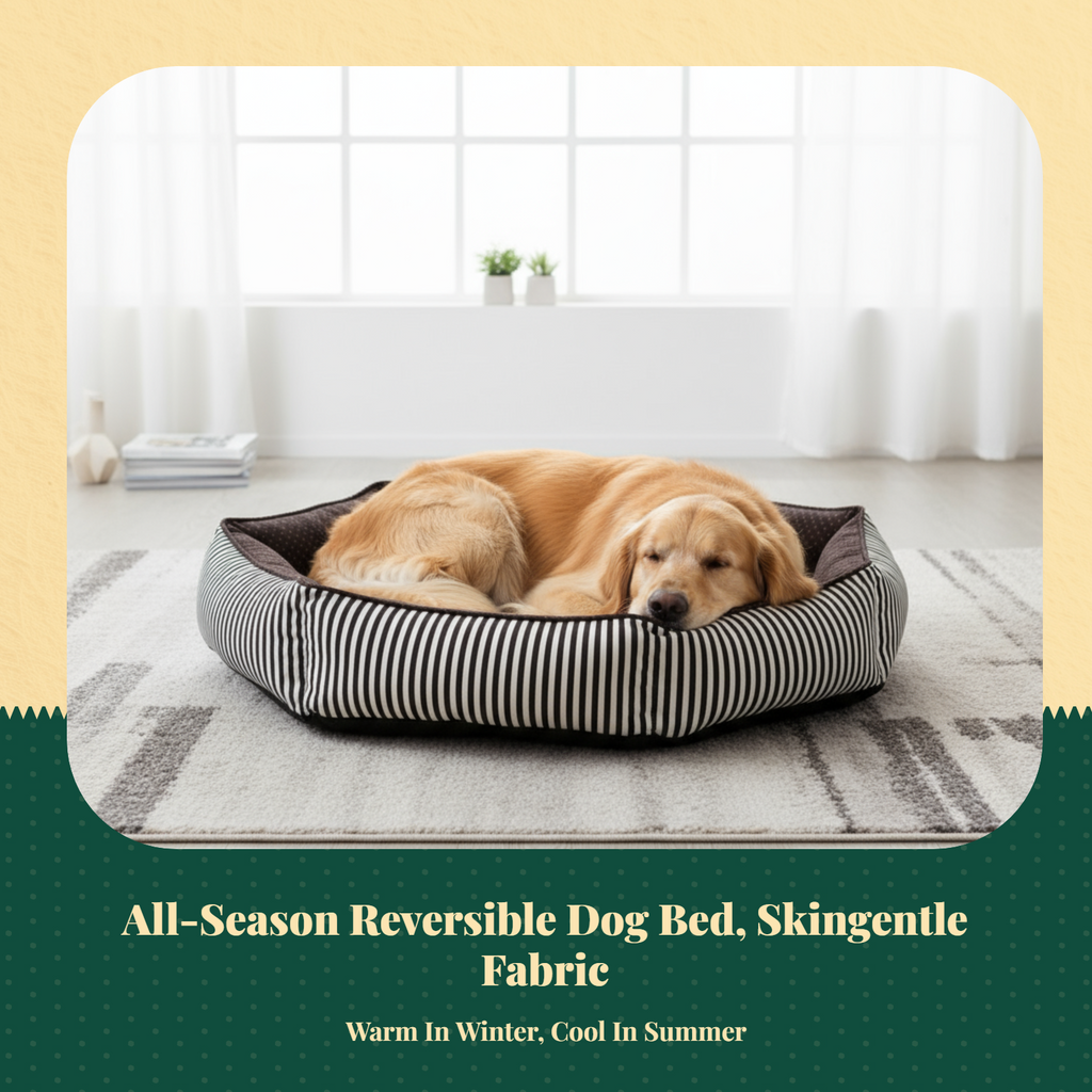 Orthopedic Dog Bed Removable Cover Non-Slip All Seasons