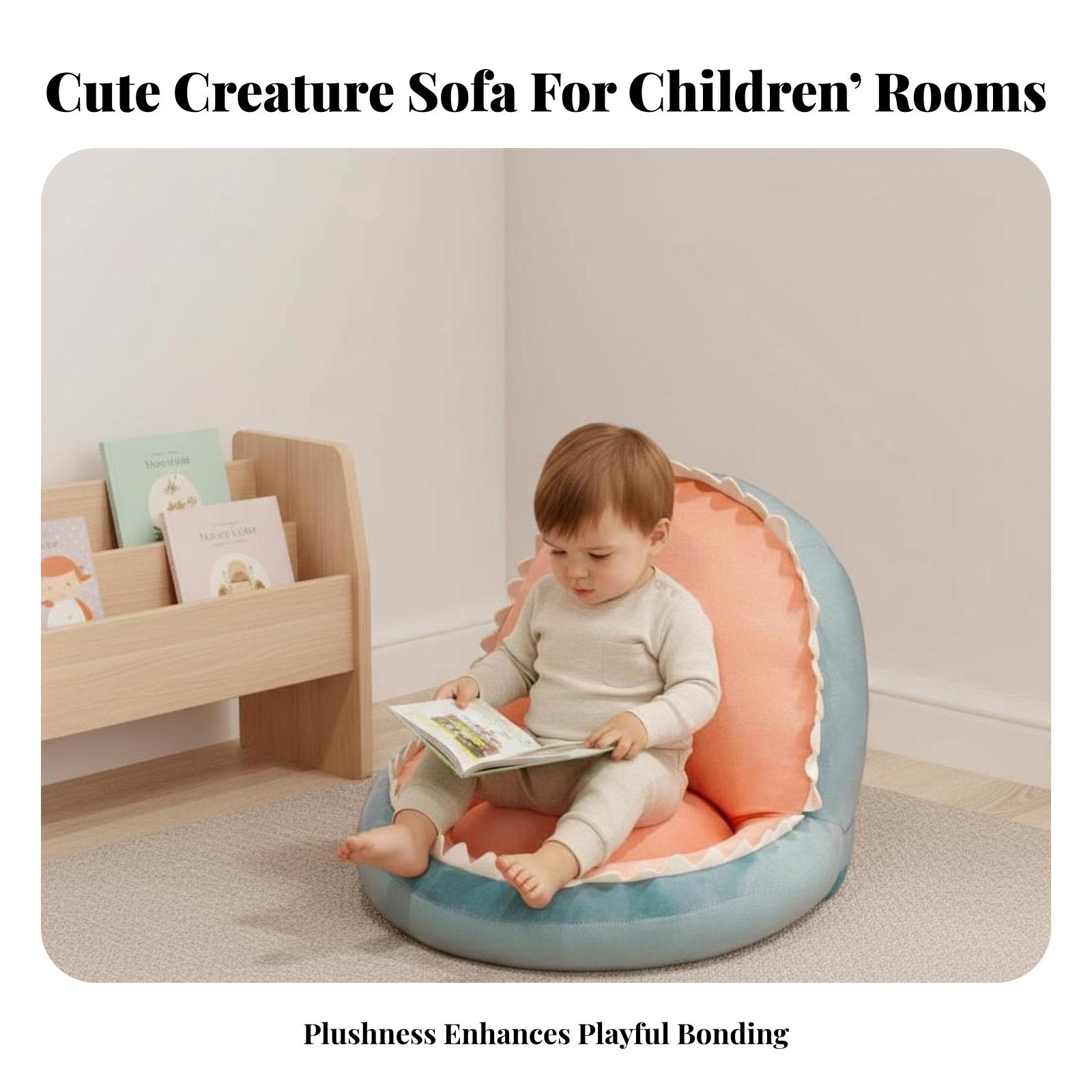 cuddly Character Armchair Soft and snug young child Seat Provides spine assistance