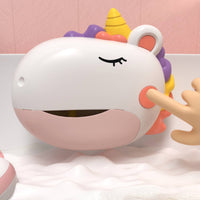 Bath Bubble Machine Music Unicorn Bubble Generator Automatic for Bathroom