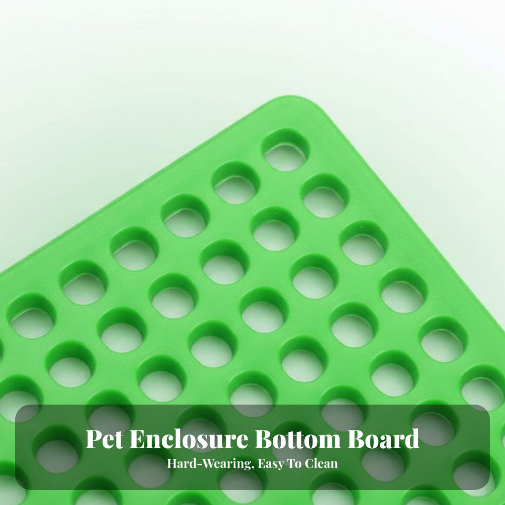 Perforated enclosure Floor Mat chew-resistant Pet Foot protective pad Easy to Clean for small animal Owners