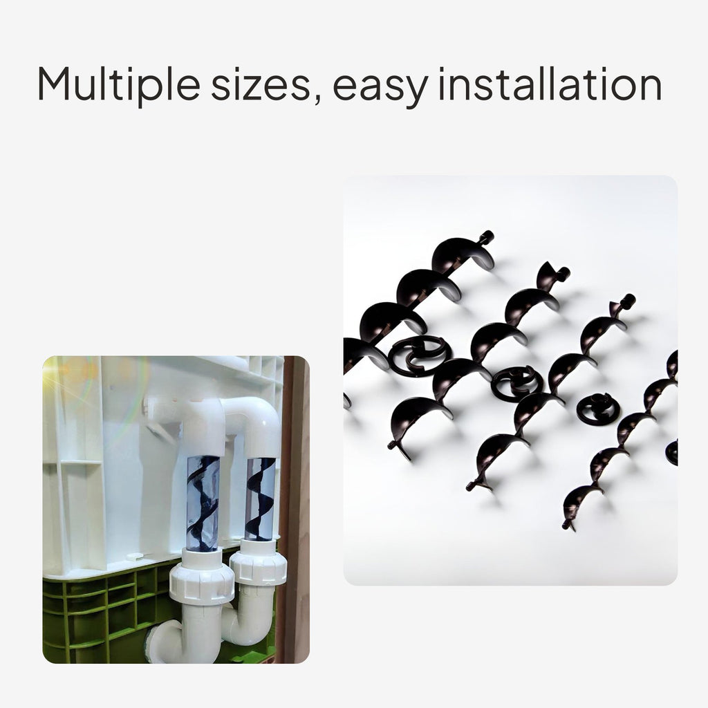 PVC strainer pipe reduces aquarium noise