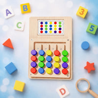 Color Sorting Game Multisensory Spelling Board Game Sturdy for Preschool, Kids