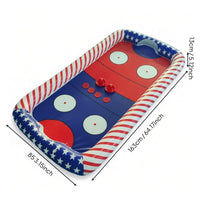 Floating Air Hockey Game Portable Inflatable Hockey Table Reusable for Beach