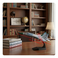 su27 Fighter Jet Model Detailed 1:100 Scale Airplane Model Diecast Alloy Fighter Plane for Collectors, Aviation Enthusiasts, Desk, Office
