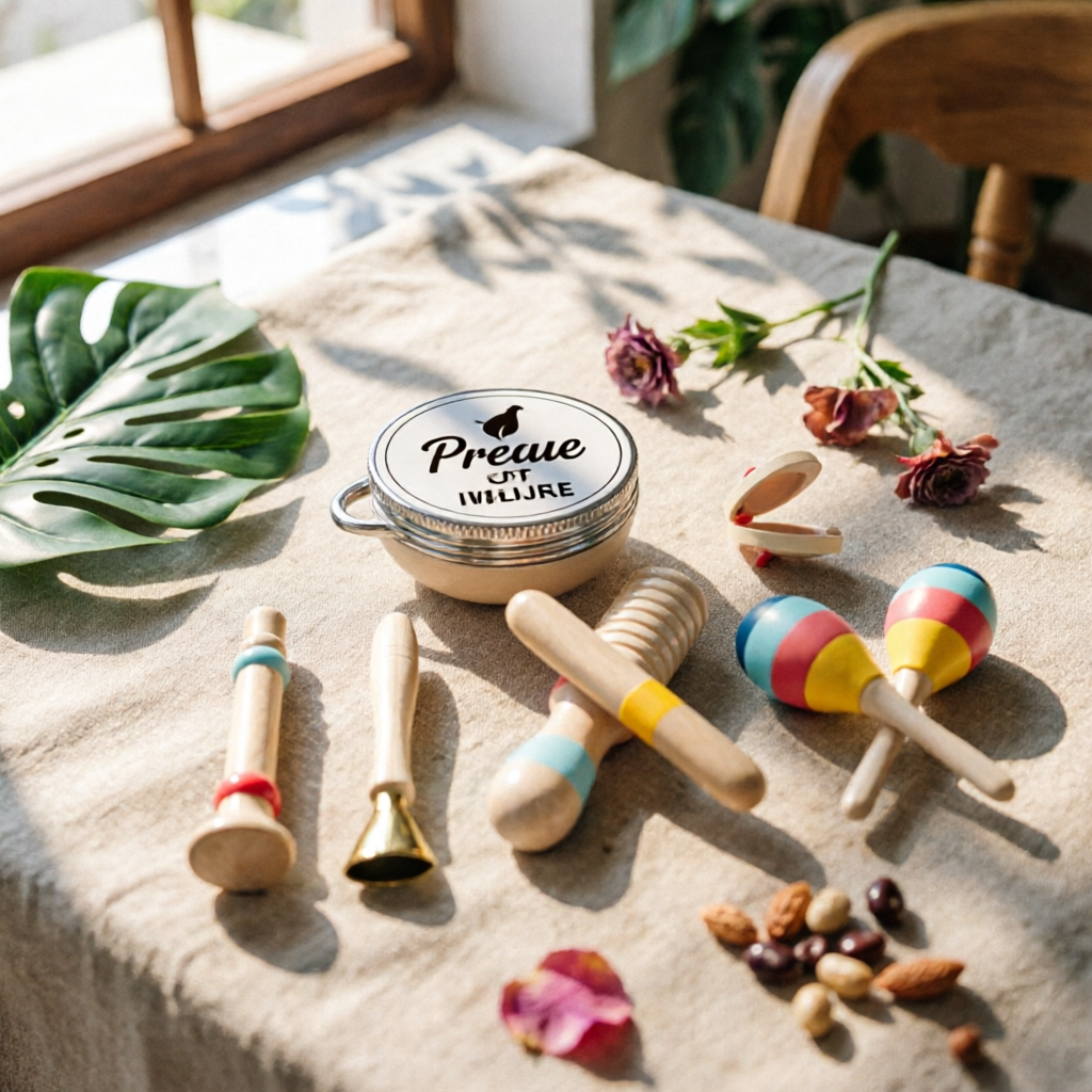 Musical Instrument Set Educational Infant Drum Toy Educational Kids Instrument Set for Early Learning
